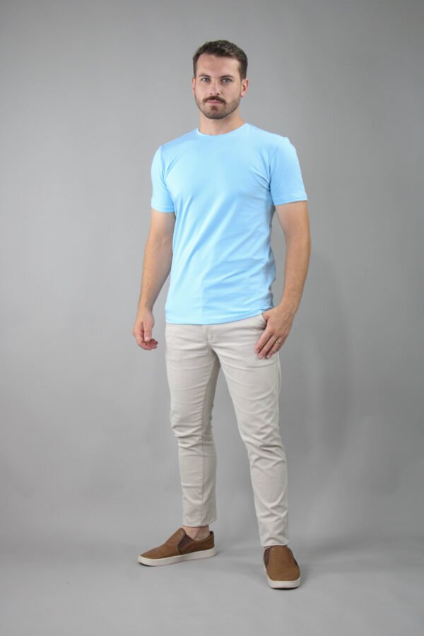 Camiseta Cottonflex - Azul Bebê