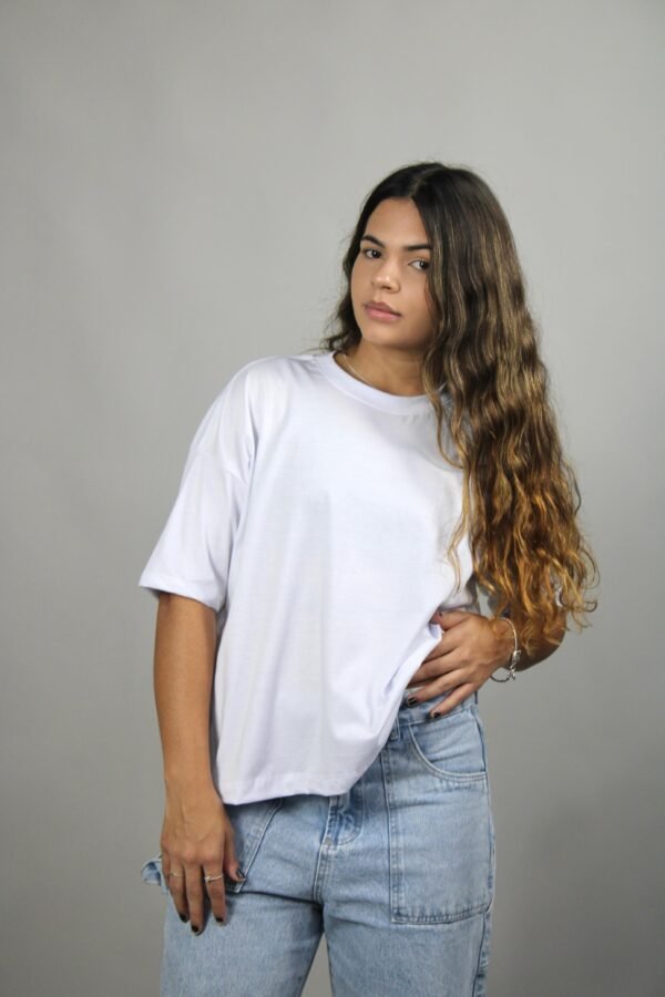 Camiseta Oversized Essential - Branca