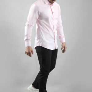 Camisa Social Fio Nobre - Rosa Bebê