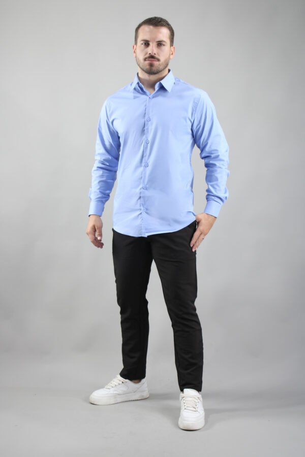 Camisa Social Fio Nobre - Verde Militar - Imagem 4