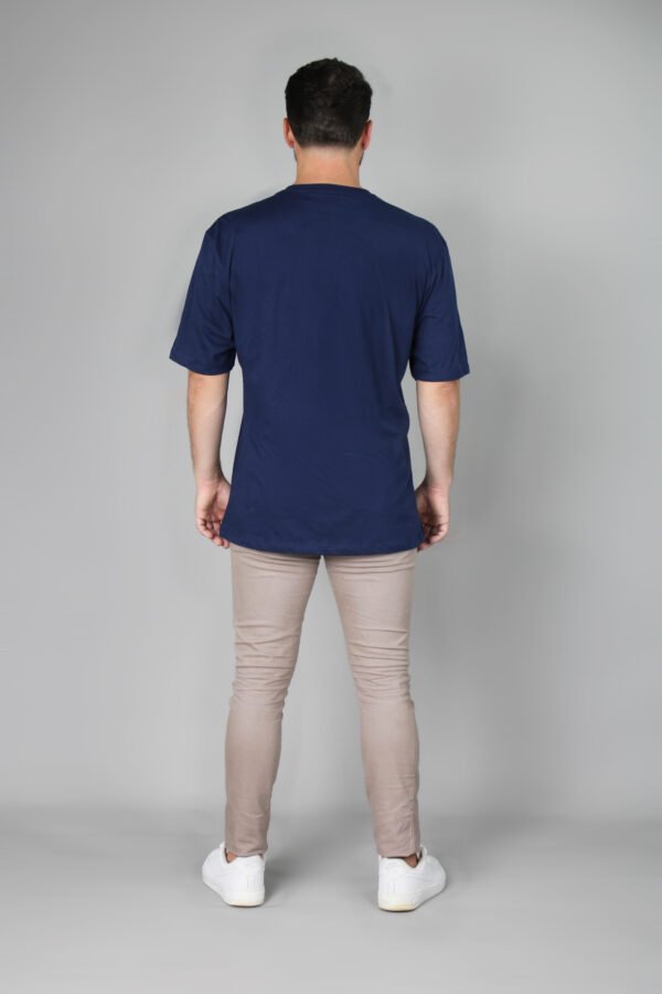 Camiseta Oversized Streetwear - Azul Marinho - Imagem 6