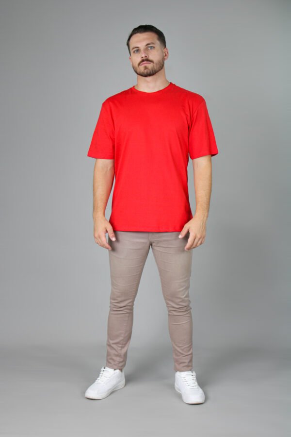 Camiseta Oversized Streetwear - Vermelho - Imagem 2