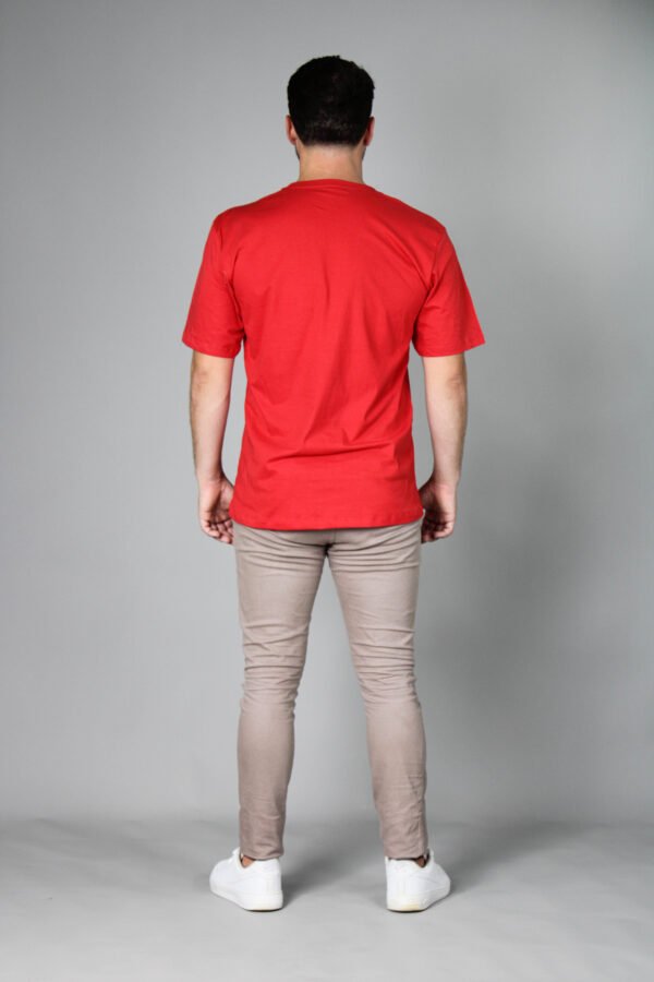 Camiseta Oversized Streetwear - Vermelho - Imagem 3